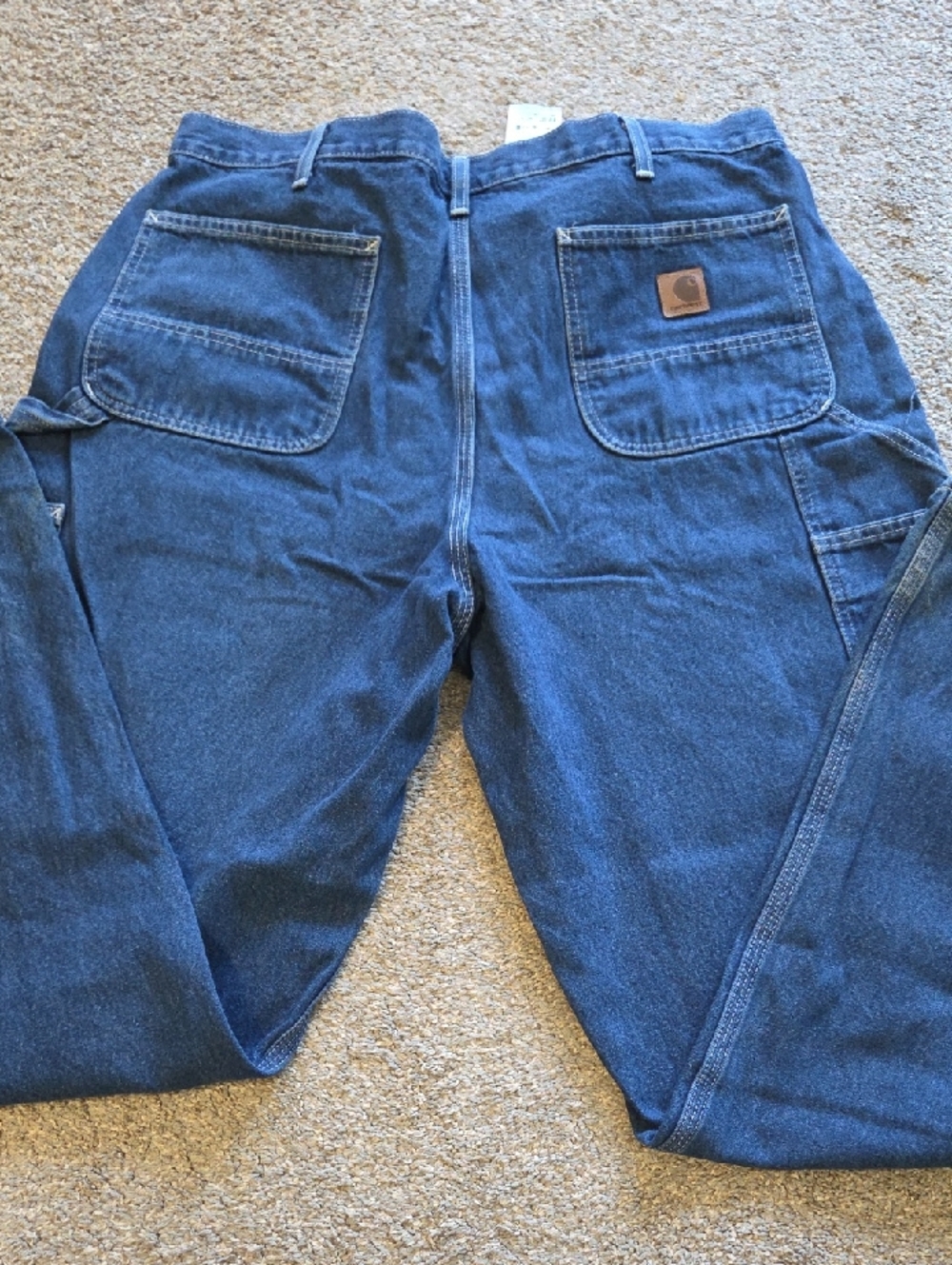 Carhartt Blue Denim Jeans with White Label Tag